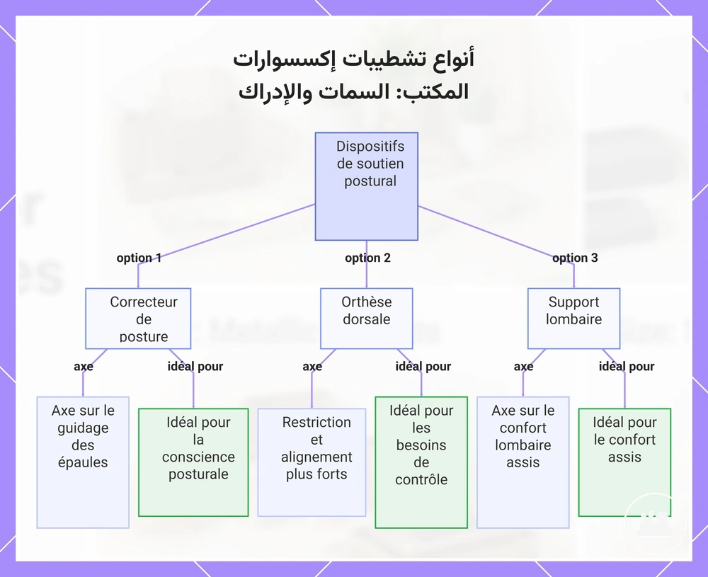 أنواع تشطيبات إكسسوارات المكتب: السمات والإدراك