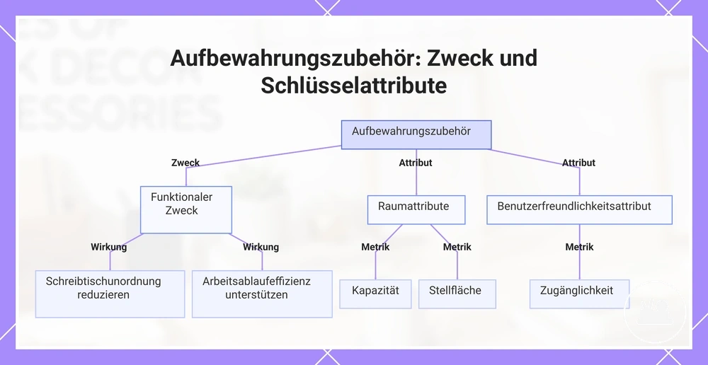 Aufbewahrungszubehör: Zweck und Schlüsselattribute