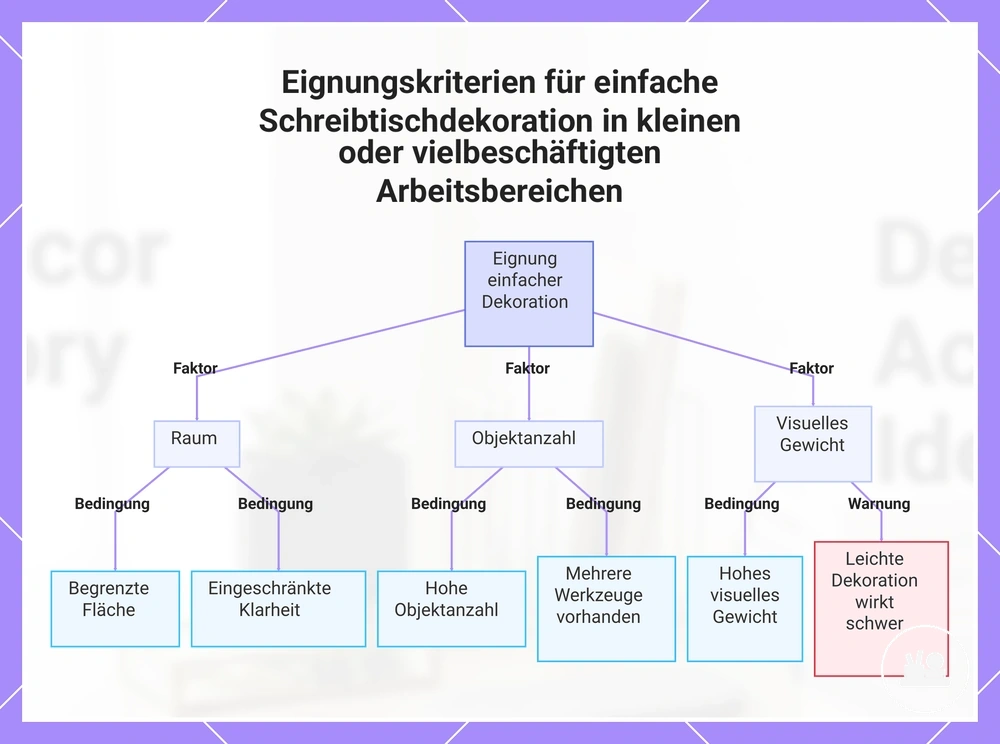 Eignungskriterien für einfache Schreibtischdekoration in kleinen oder vielbeschäftigten Arbeitsbereichen
