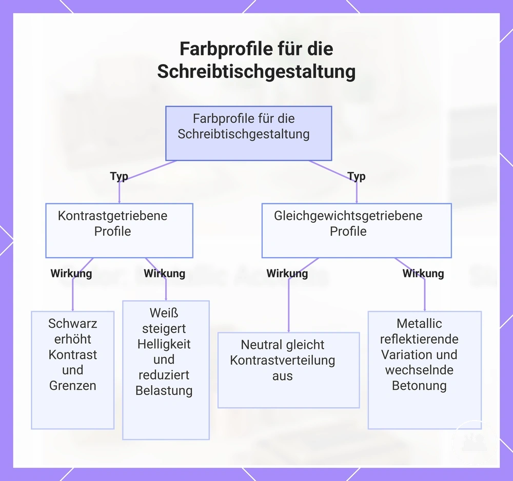 Farbprofile für die Schreibtischgestaltung