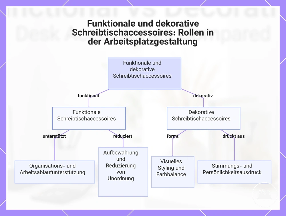 Funktionale und dekorative Schreibtischaccessoires: Rollen in der Arbeitsplatzgestaltung