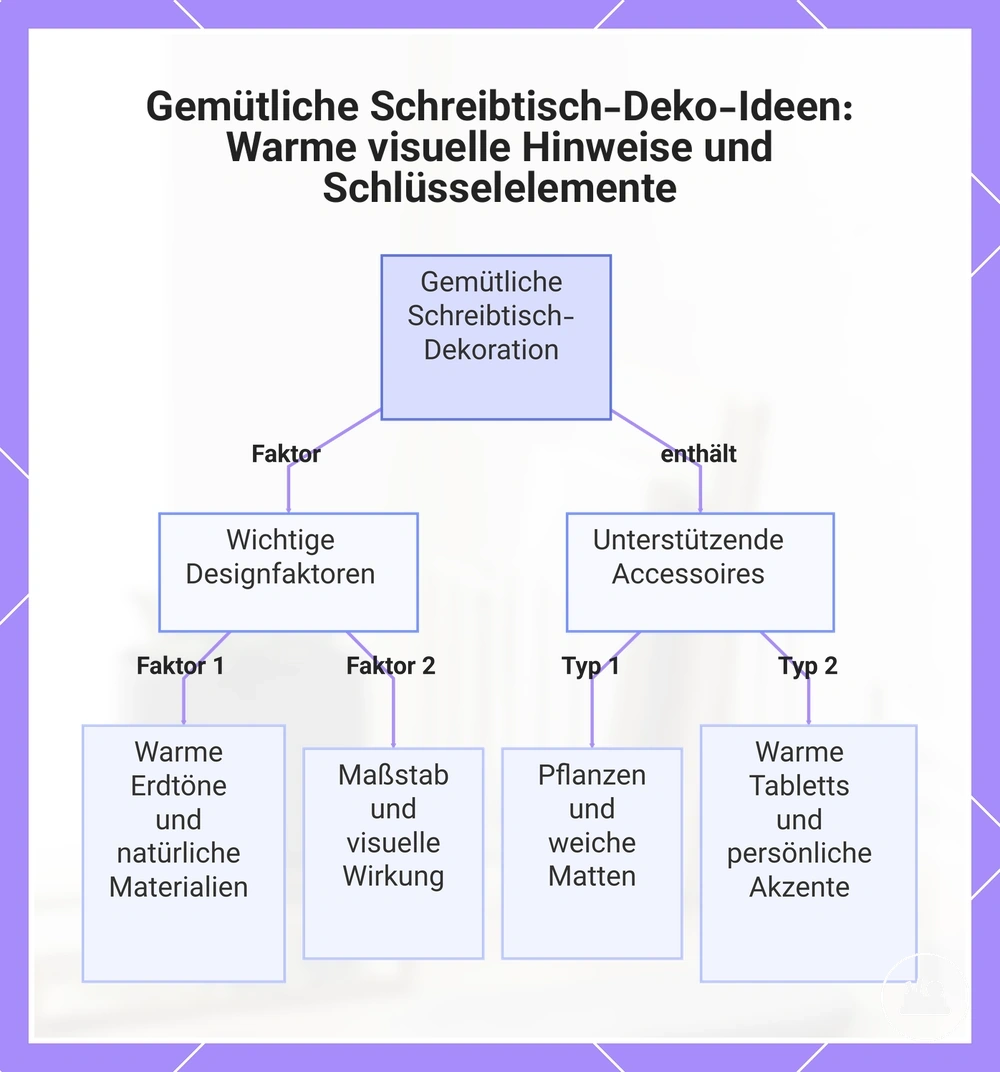 Gemütliche Schreibtisch-Deko-Ideen: Warme visuelle Hinweise und Schlüsselelemente