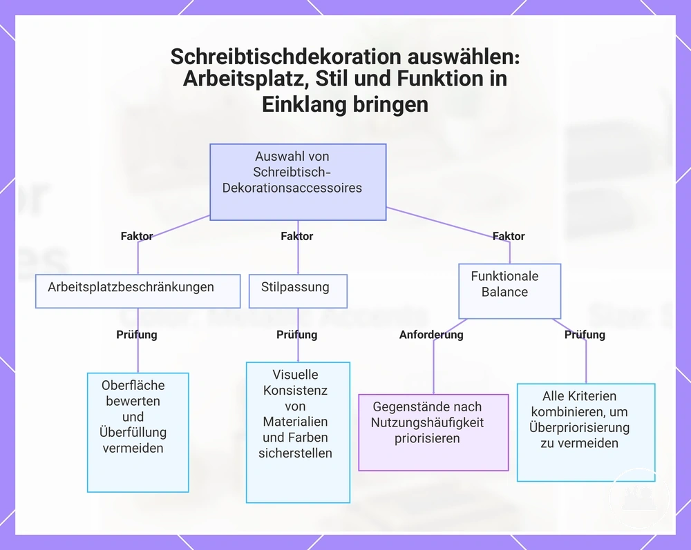 Schreibtischdekoration auswählen: Arbeitsplatz, Stil und Funktion in Einklang bringen