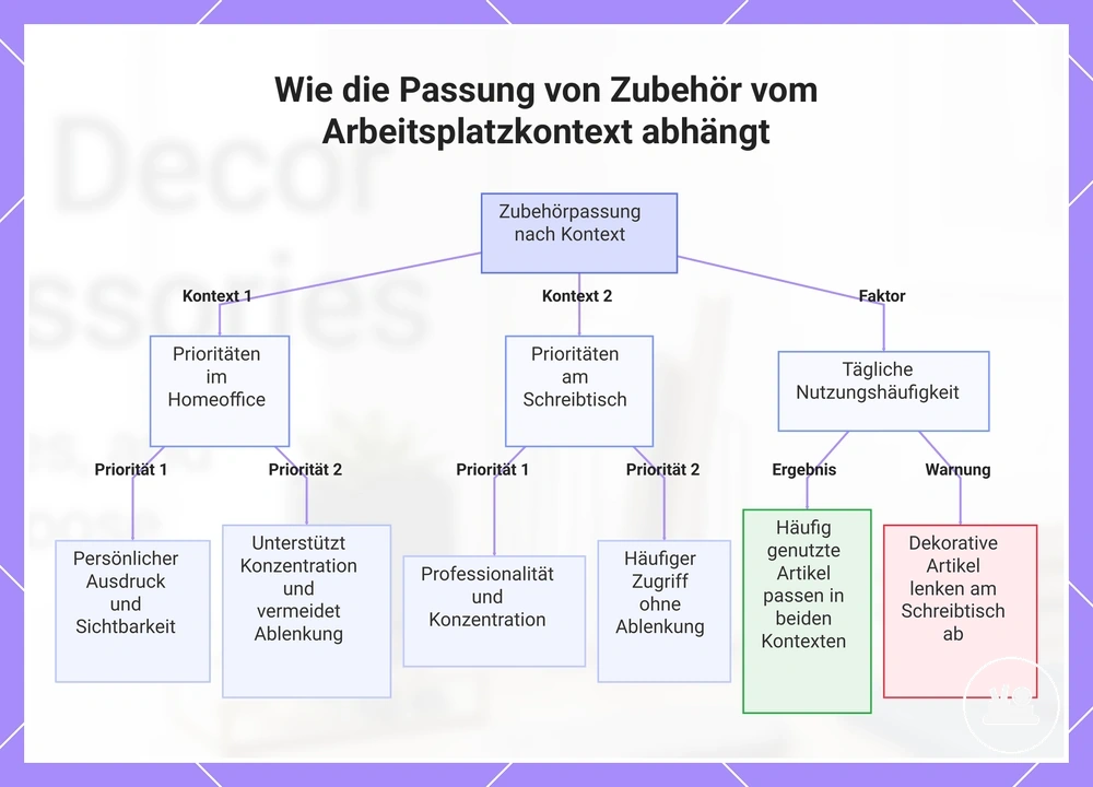 Wie die Passung von Zubehör vom Arbeitsplatzkontext abhängt