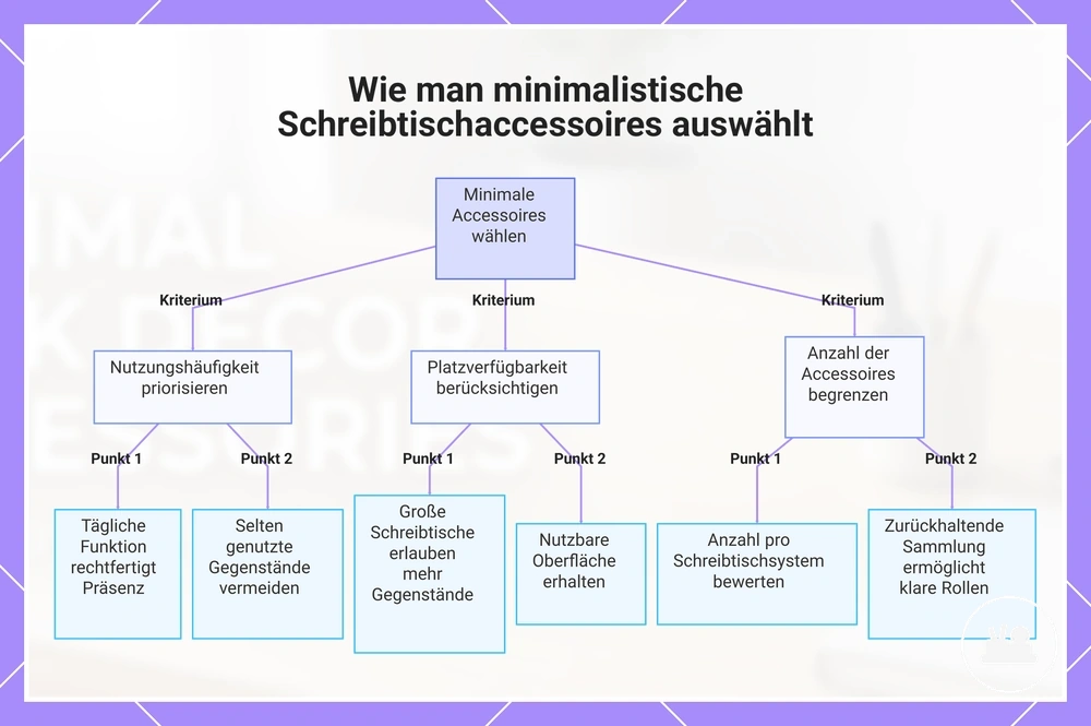 Wie man minimalistische Schreibtischaccessoires auswählt