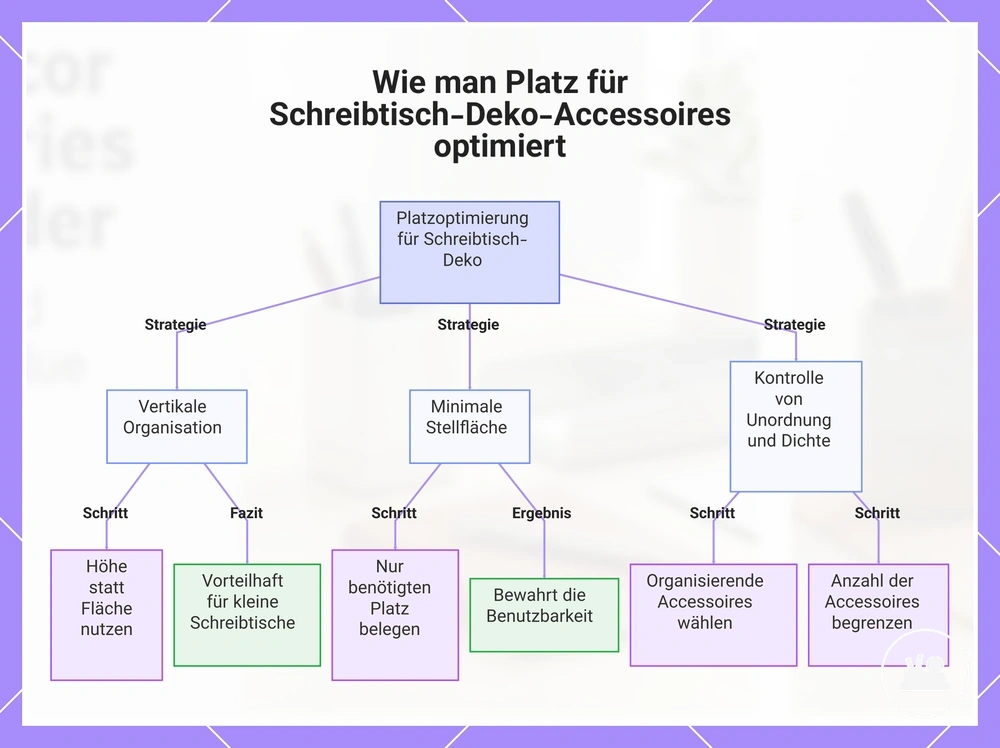 Wie man Platz für Schreibtisch-Deko-Accessoires optimiert