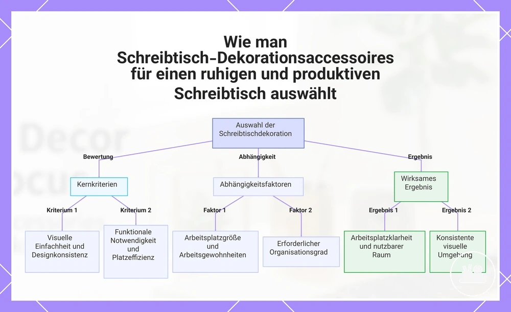 Wie man Schreibtisch-Dekorationsaccessoires für einen ruhigen und produktiven Schreibtisch auswählt