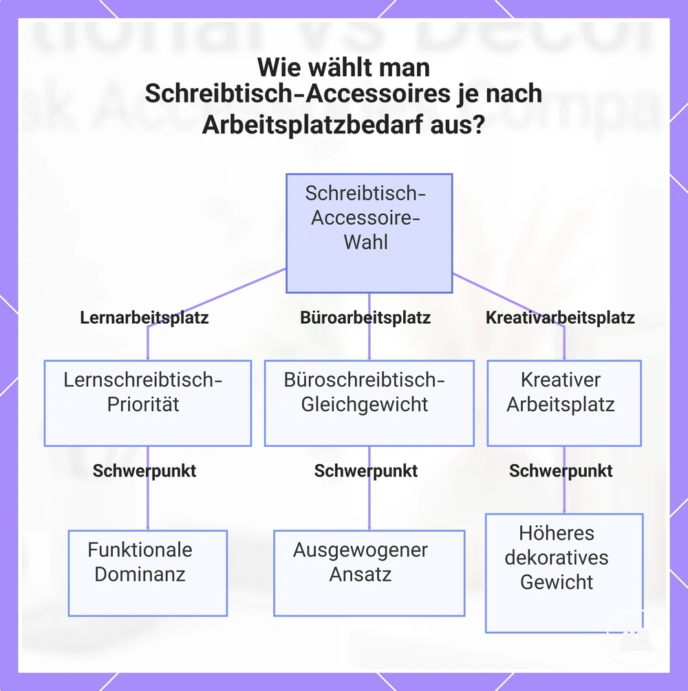Wie wählt man Schreibtisch-Accessoires je nach Arbeitsplatzbedarf aus?