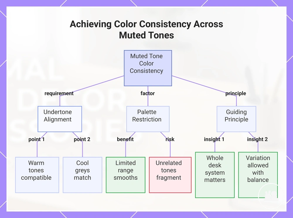 Achieving Color Consistency Across Muted Tones