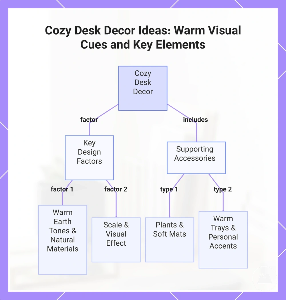Cozy Desk Decor Ideas: Warm Visual Cues and Key Elements