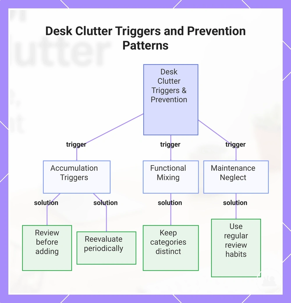 Desk Clutter Triggers and Prevention Patterns