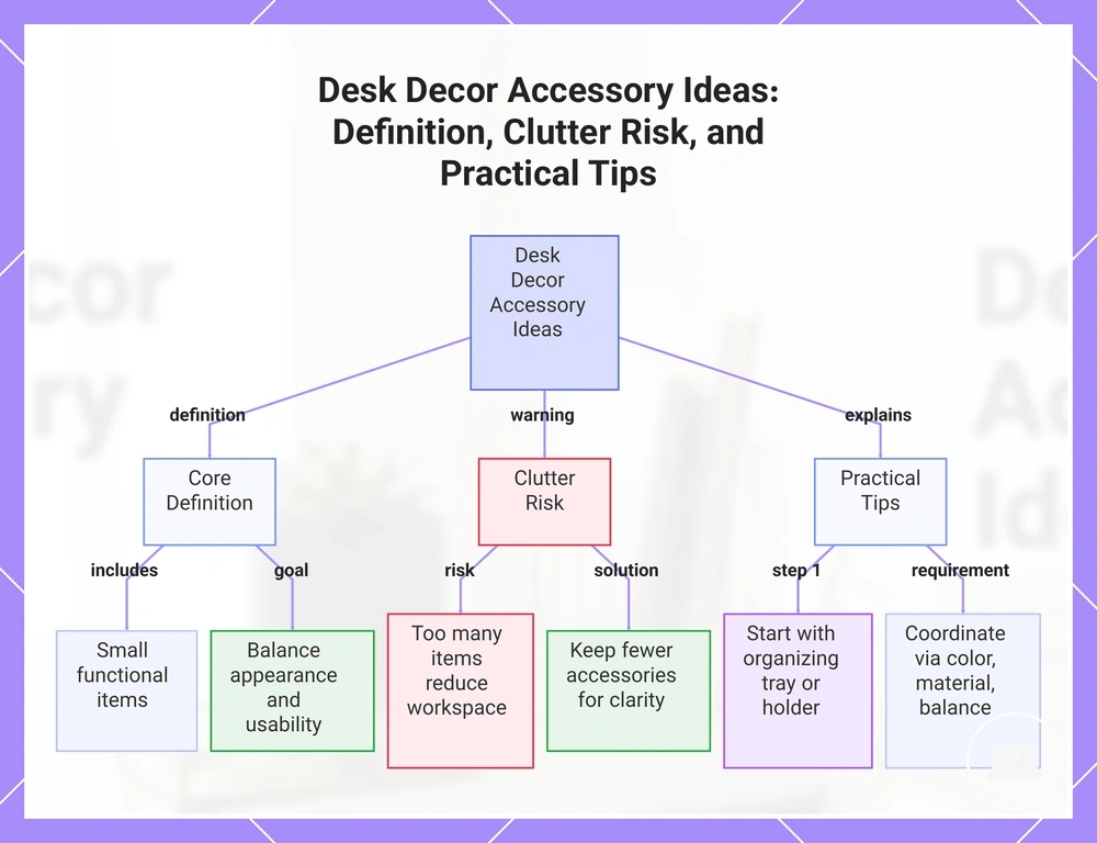 Desk Decor Accessory Ideas: Definition, Clutter Risk, and Practical Tips