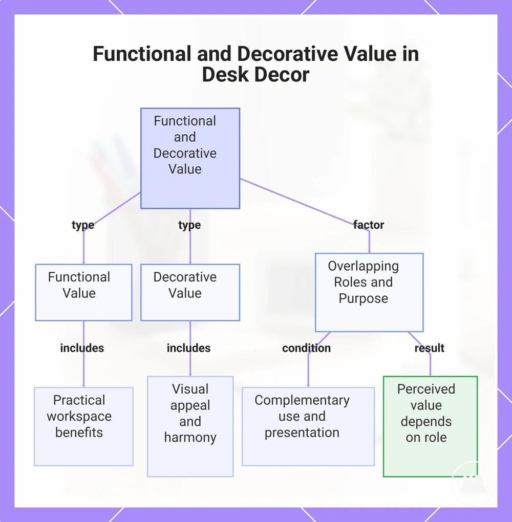 Functional and Decorative Value in Desk Decor