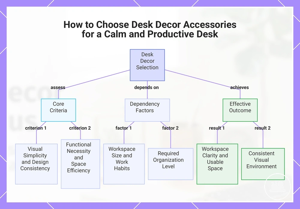 How to Choose Desk Decor Accessories for a Calm and Productive Desk