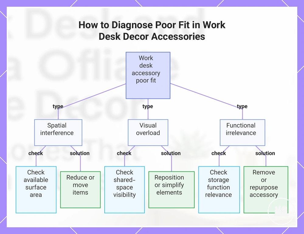 How to Diagnose Poor Fit in Work Desk Decor Accessories