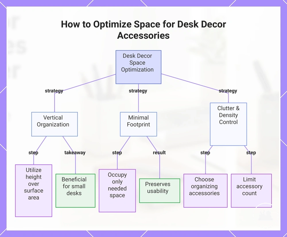 How to Optimize Space for Desk Decor Accessories