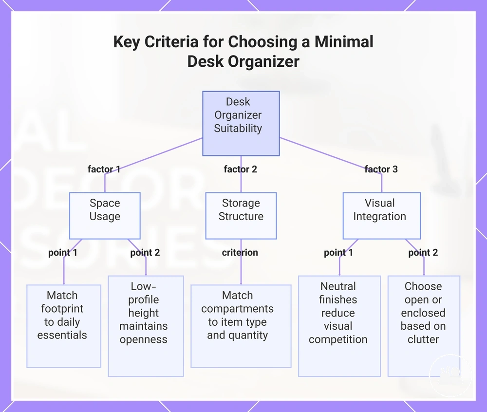 Key Criteria for Choosing a Minimal Desk Organizer