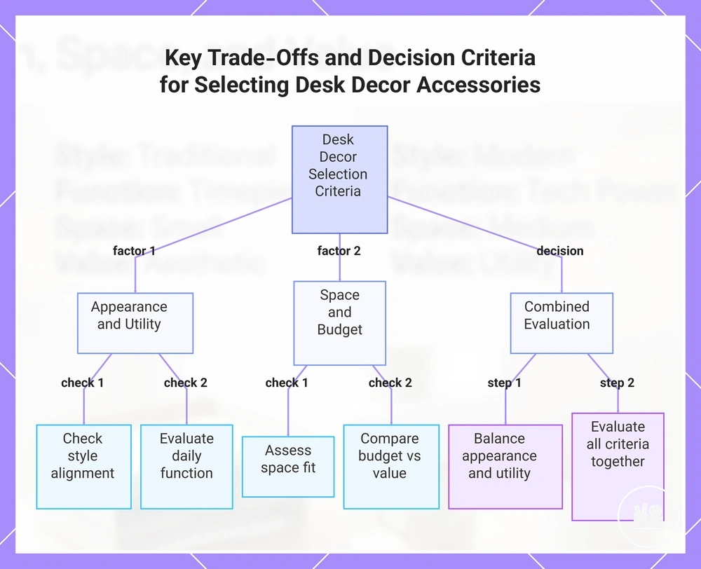 Key Trade-Offs and Decision Criteria for Selecting Desk Decor Accessories