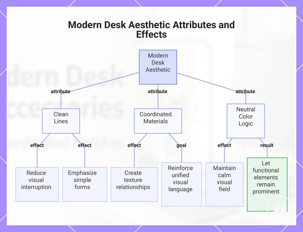 Modern Desk Aesthetic Attributes and Effects