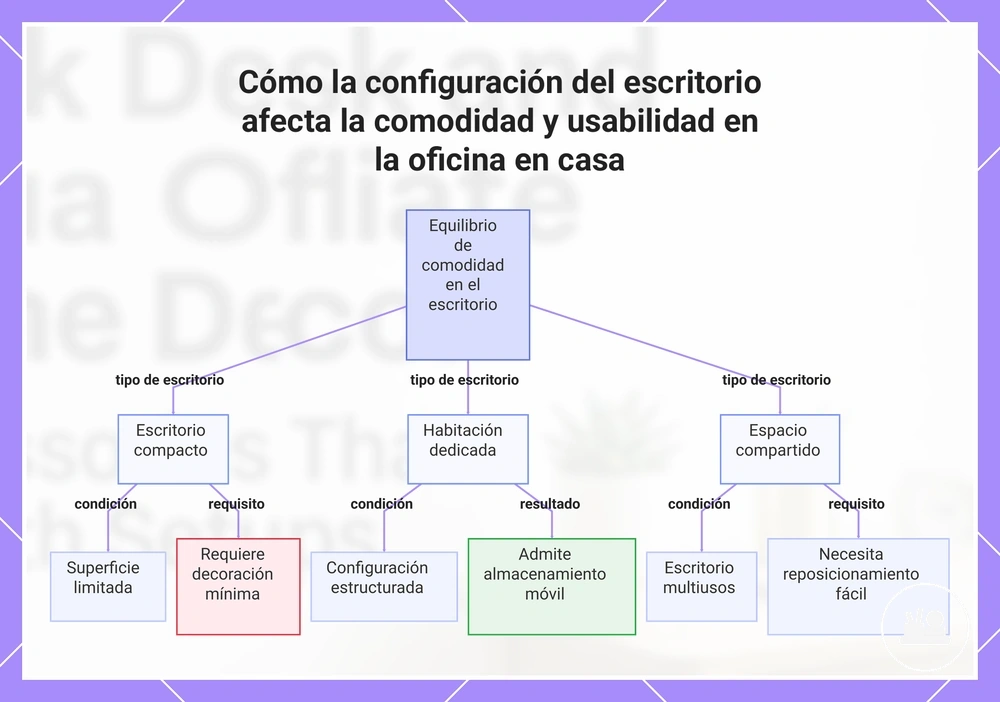 Cómo la configuración del escritorio afecta la comodidad y usabilidad en la oficina en casa