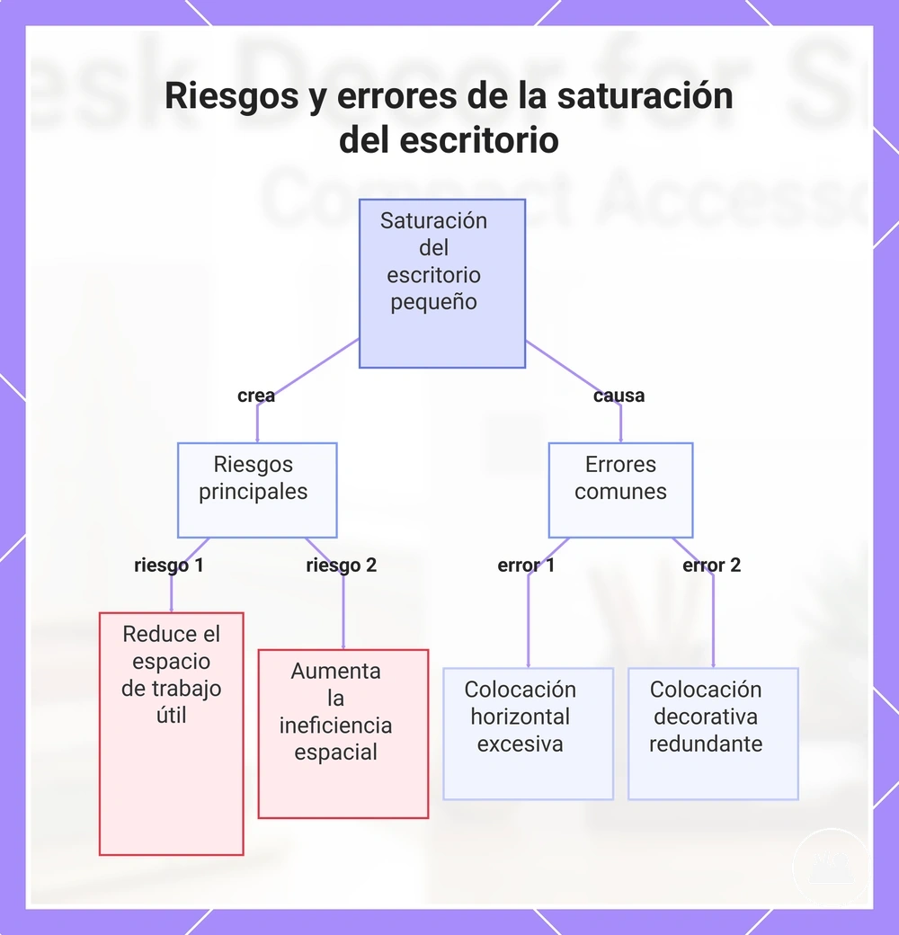 Riesgos y errores de la saturación del escritorio