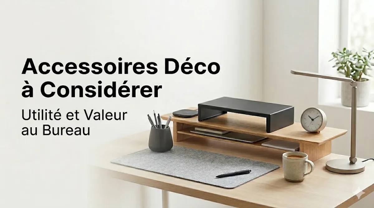 Accessoires déco de bureau sélectionnés pour leur utilité et leur intérêt d’achat dans un espace de travail