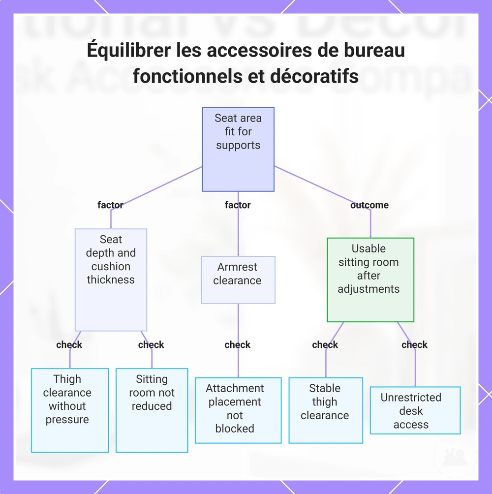 Équilibrer les accessoires de bureau fonctionnels et décoratifs