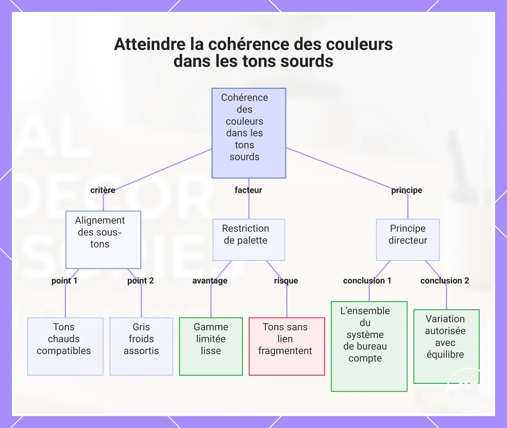 Atteindre la cohérence des couleurs dans les tons sourds