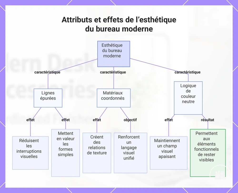 Attributs et effets de l’esthétique du bureau moderne