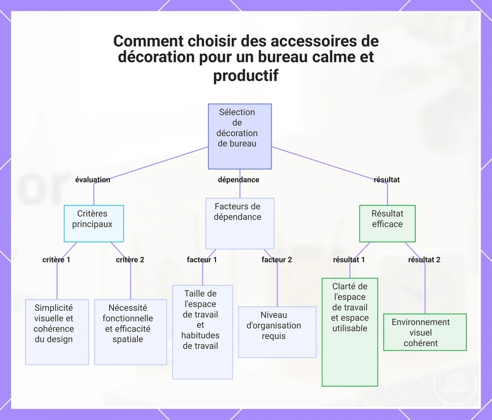 Comment choisir des accessoires de décoration pour un bureau calme et productif
