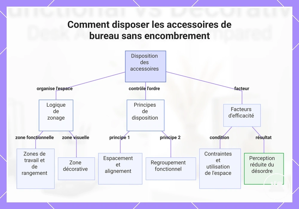 Comment disposer les accessoires de bureau sans encombrement