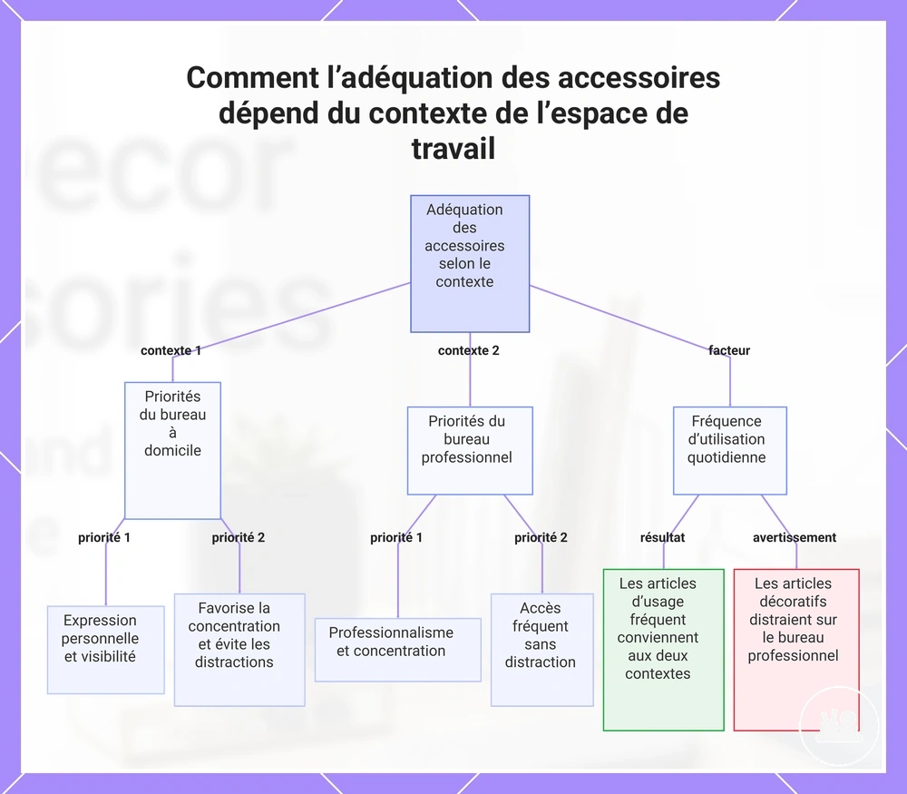Comment l’adéquation des accessoires dépend du contexte de l’espace de travail