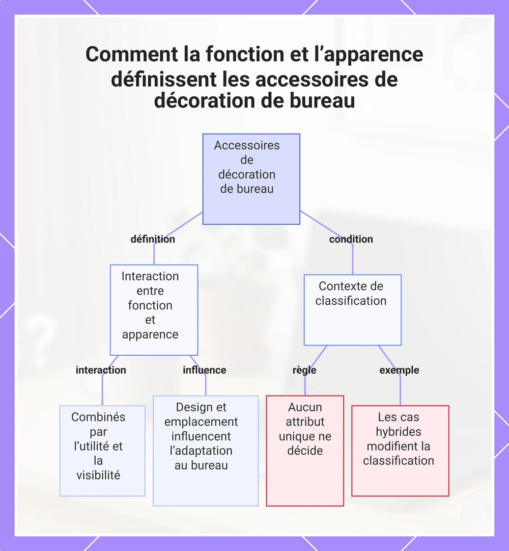 Comment la fonction et l’apparence définissent les accessoires de décoration de bureau
