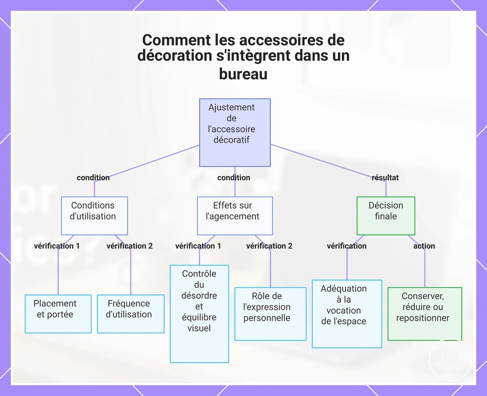 Comment les accessoires de décoration s'intègrent dans un bureau