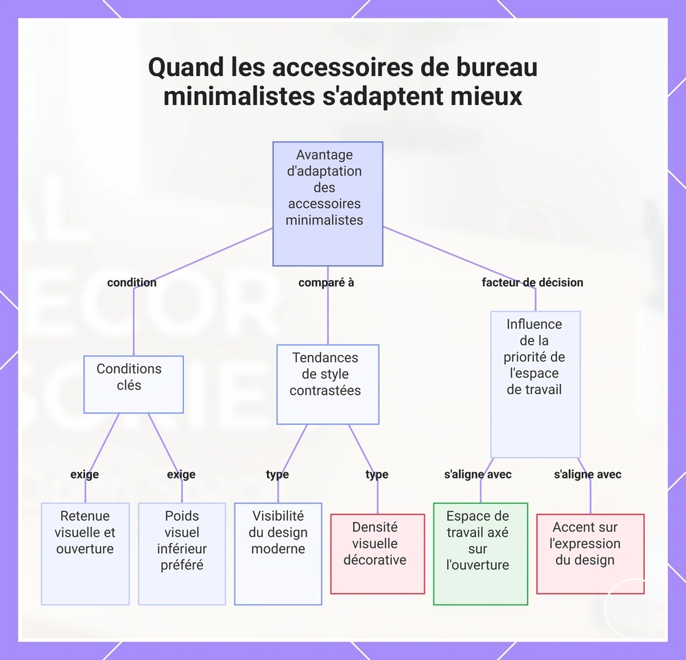 Quand les accessoires de bureau minimalistes s'adaptent mieux