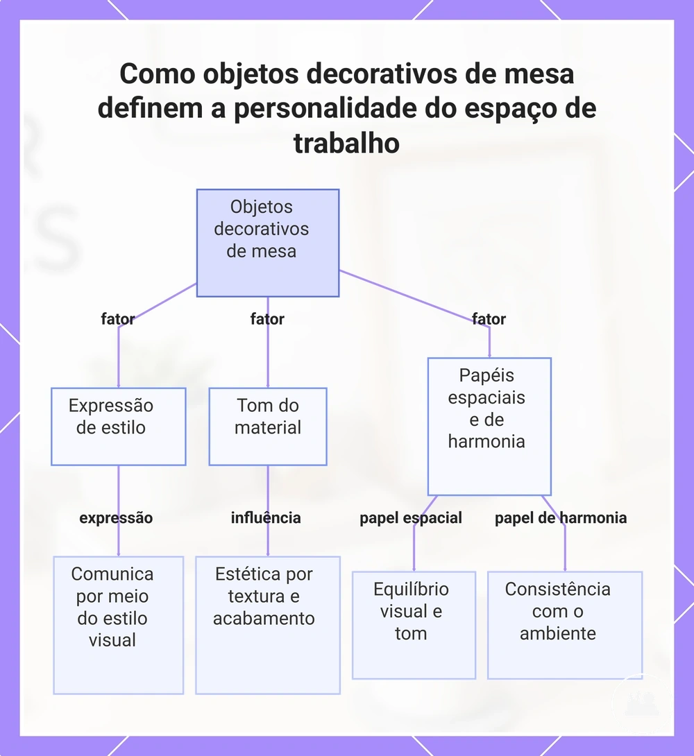 Como objetos decorativos de mesa definem a personalidade do espaço de trabalho