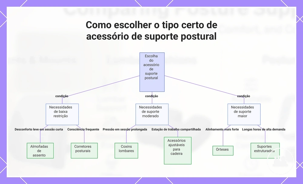 Tamanho dos acessórios de mesa: pegadas compacta, padrão e grande
