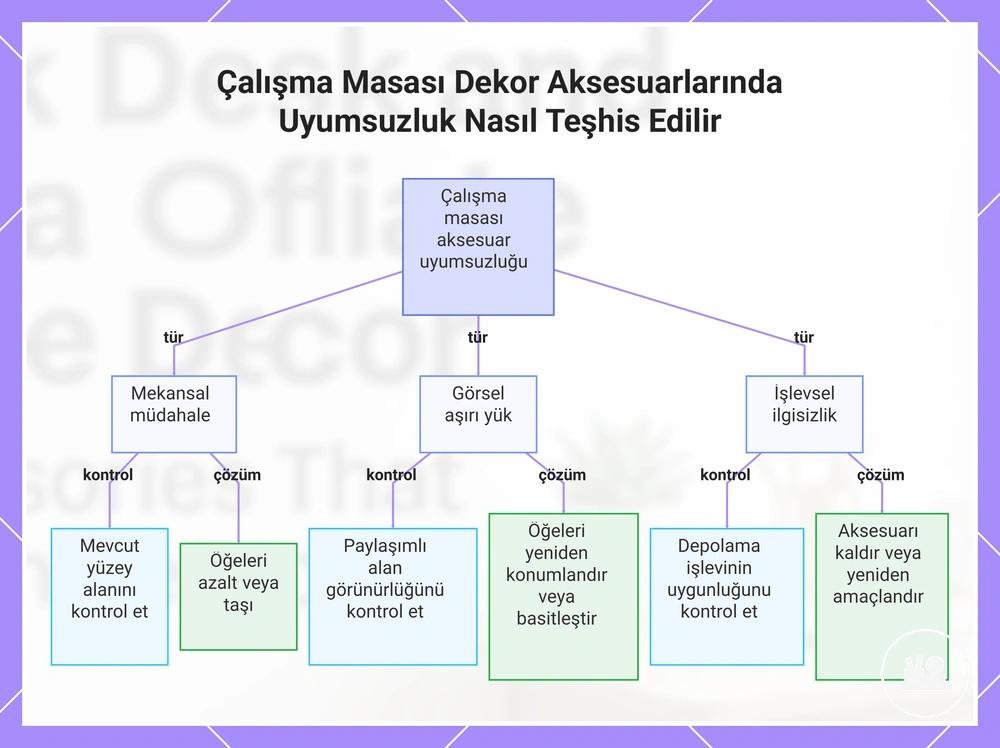 Çalışma Masası Dekor Aksesuarlarında Uyumsuzluk Nasıl Teşhis Edilir