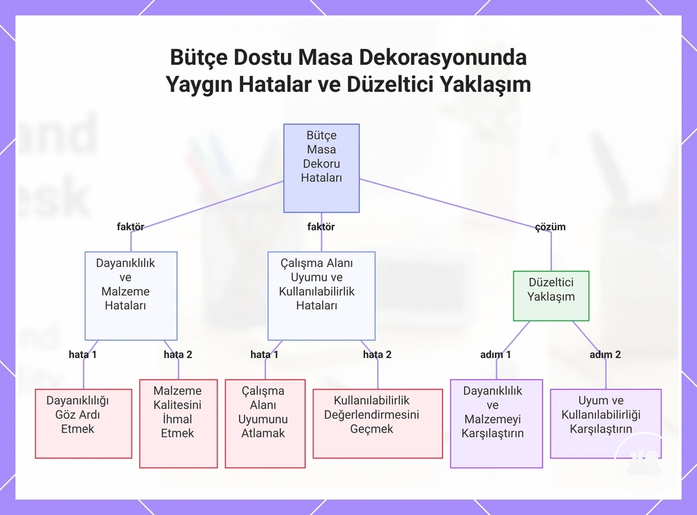 Bütçe Dostu Masa Dekorasyonunda Yaygın Hatalar ve Düzeltici Yaklaşım