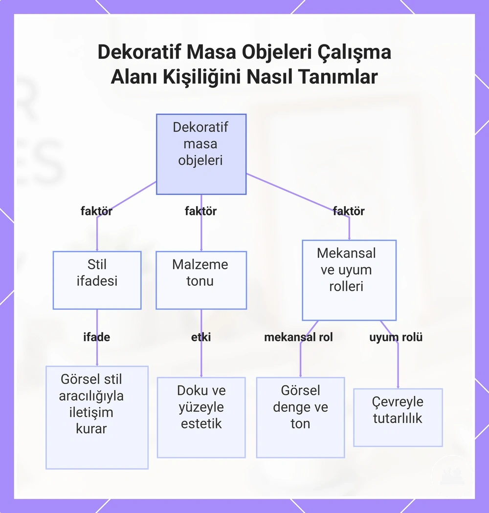 Dekoratif Masa Objeleri Çalışma Alanı Kişiliğini Nasıl Tanımlar