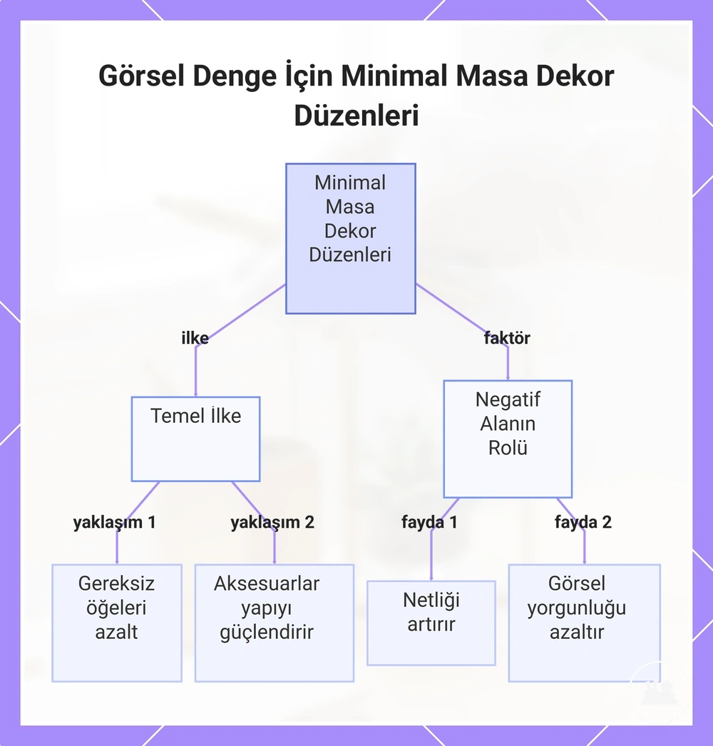 Görsel Denge İçin Minimal Masa Dekor Düzenleri