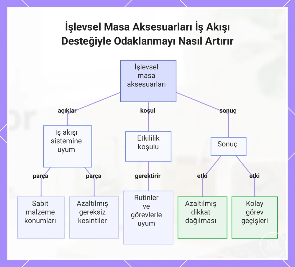 İşlevsel Masa Aksesuarları İş Akışı Desteğiyle Odaklanmayı Nasıl Artırır