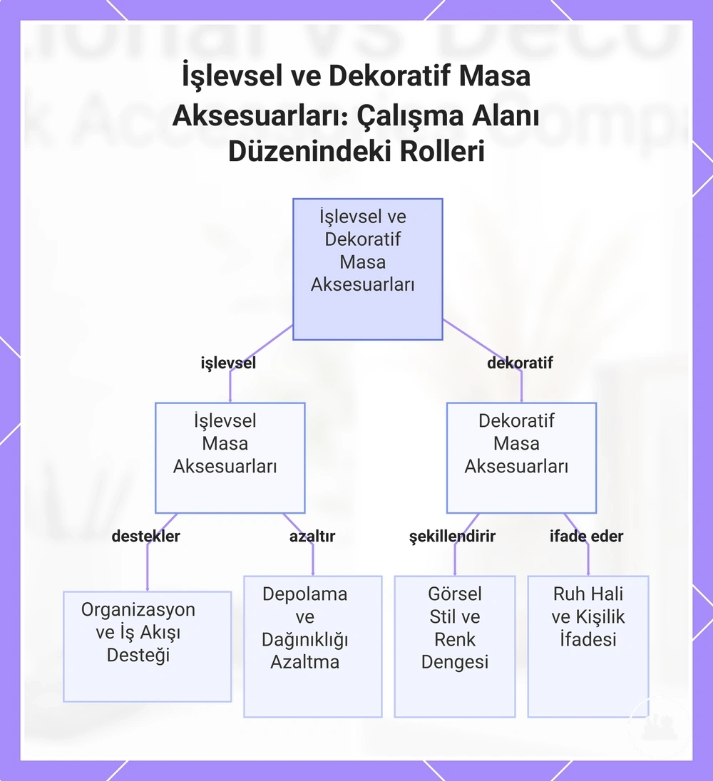 İşlevsel ve Dekoratif Masa Aksesuarları: Çalışma Alanı Düzenindeki Rolleri