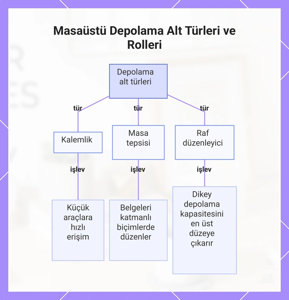 Masaüstü Depolama Alt Türleri ve Rolleri