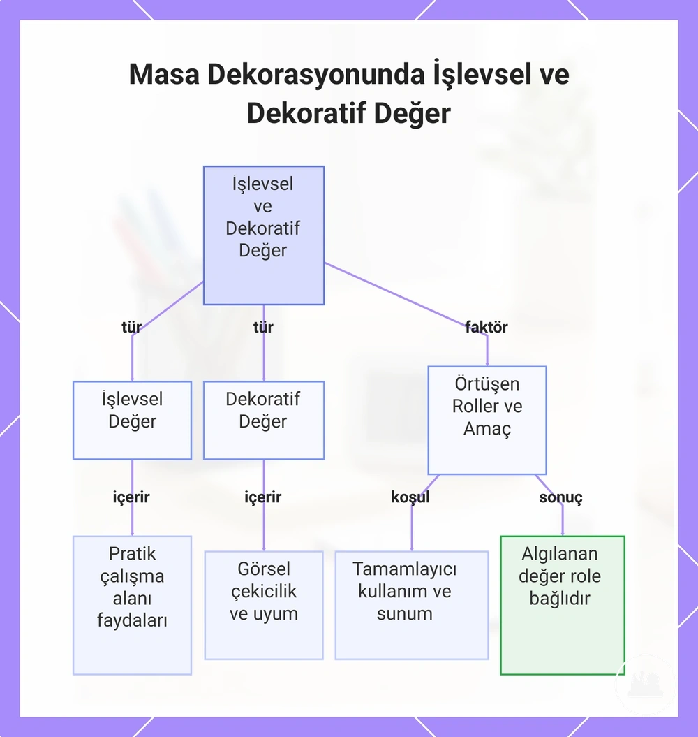 Masa Dekorasyonunda İşlevsel ve Dekoratif Değer