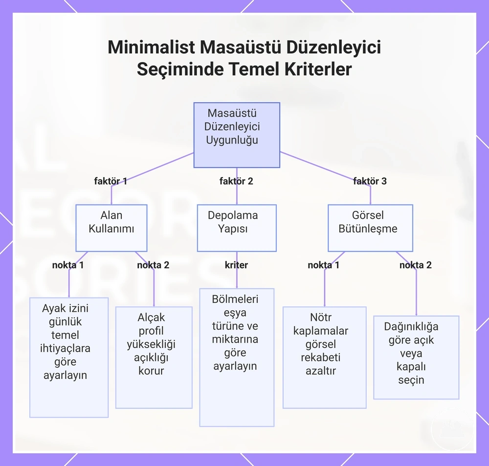 Minimalist Masaüstü Düzenleyici Seçiminde Temel Kriterler