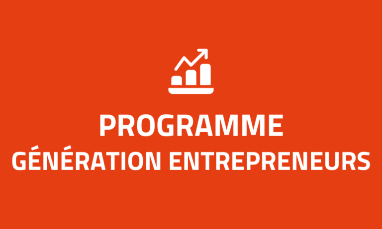 Programme Génération Entrepreneurs